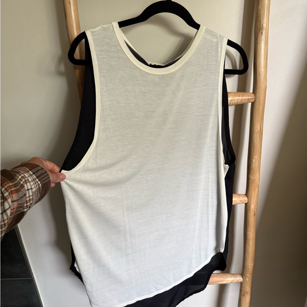 Haute Hippie two tone long top